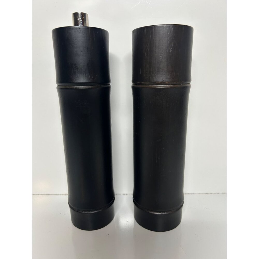 Grind Steel Wood Pepper Mill Set Professional Kitchen Accessory NWT New - Picture 3 of 11